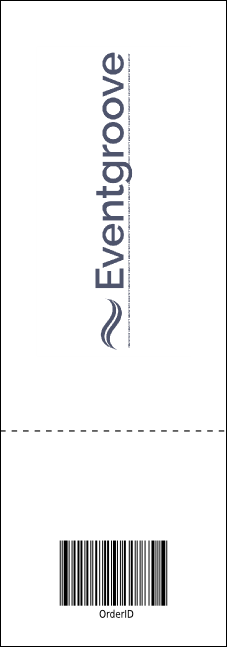 Swimming Event Ticket Product Back