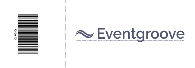 Christmas Bells General Admission Ticket with full bleed Product Back