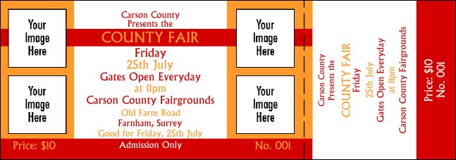 General Concert Ticket 109 Product Front