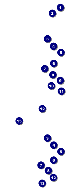 Sydney General Admission Ticket (Black and White) Front Field Markers