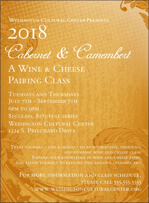 Year Classic Yellow Invitation Product Front