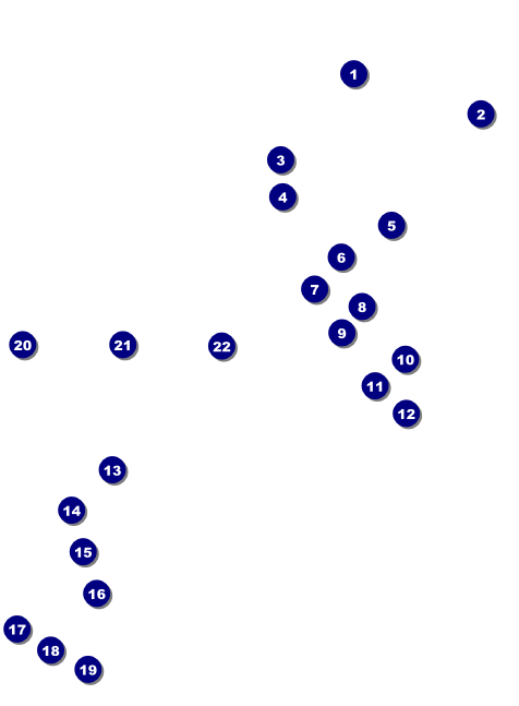 Contemporary Mixed Martial Arts Invitation Front Field Markers