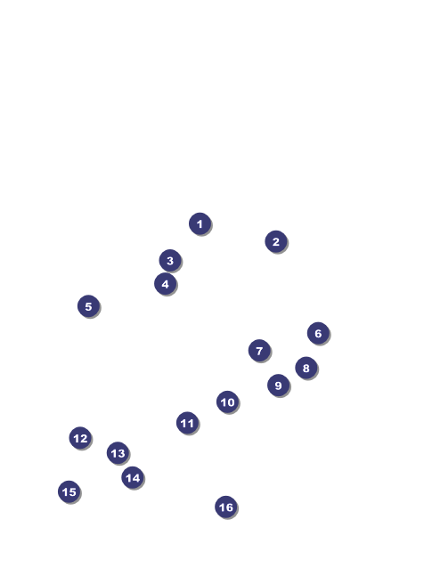 Nashville Invitation (black and white) Front Field Markers