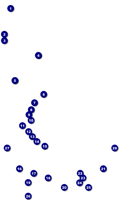 Holiday Ornament Poster Front Field Markers