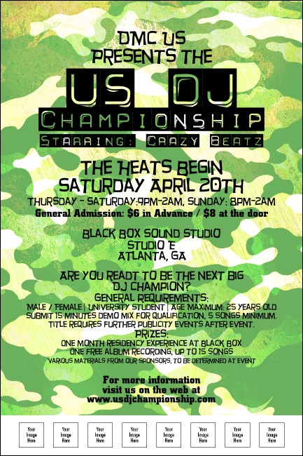 Camouflage Image Poster Product Front