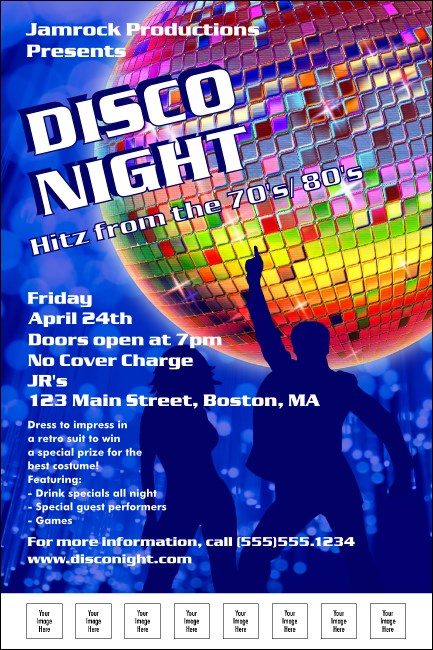 Disco Logo Poster Product Front