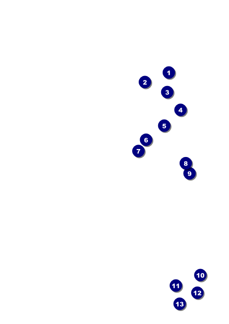 Vermont Postcard Front Field Markers