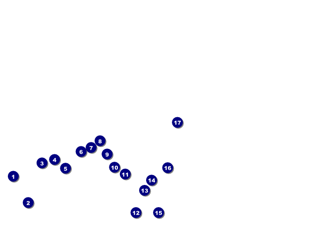 Fiesta Postcard Front Field Markers