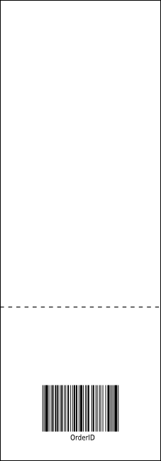 Swimming Raffle Ticket Product Back