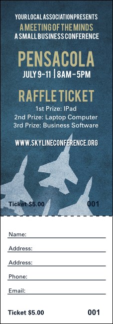 Pensacola Raffle Ticket