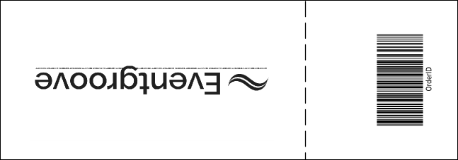 San Francisco Raffle Ticket (Black & White) Product Back
