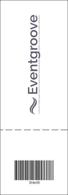 Halloween Raffle Drawing Ticket 002 Product Back