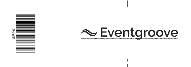 Rock Concert BW Raffle Ticket Product Back