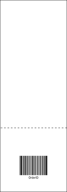 Softball Grass Event Ticket Product Back