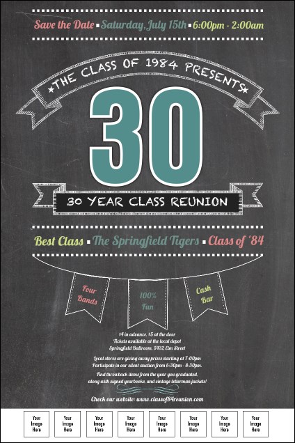 Class Reunion Logo Poster Product Front