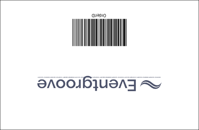 School Carnival Drink Ticket Product Back