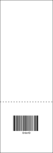 Social Networking Raffle Ticket Product Back