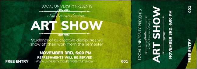 Abstract Event Ticket