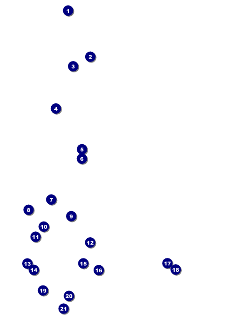 Diamonds Black Flyer Front Field Markers