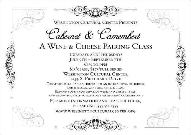 Black Tie Gala Club Flyer Product Front