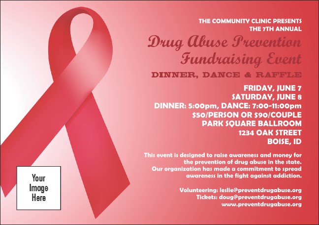 Red Ribbon Club Flyer Product Front