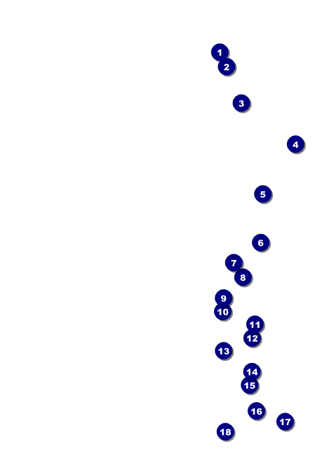 Comedy Spirals Club Flyer Front Field Markers