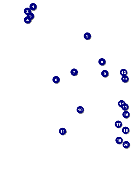 Oakland Club Flyer Front Field Markers